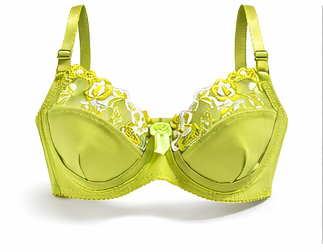 Non-padded underwire Floral Lace Bra & Panty Set