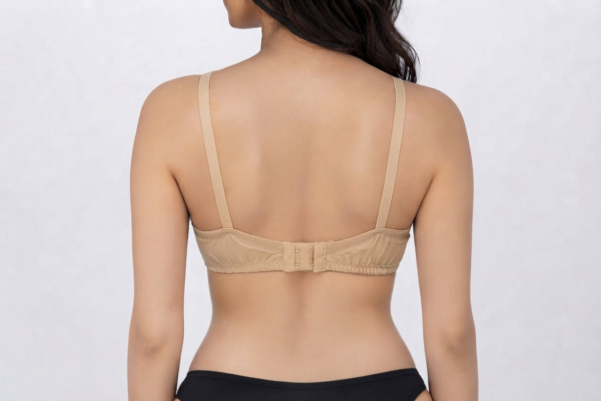 Floral Embroidery - Unpadded Bra