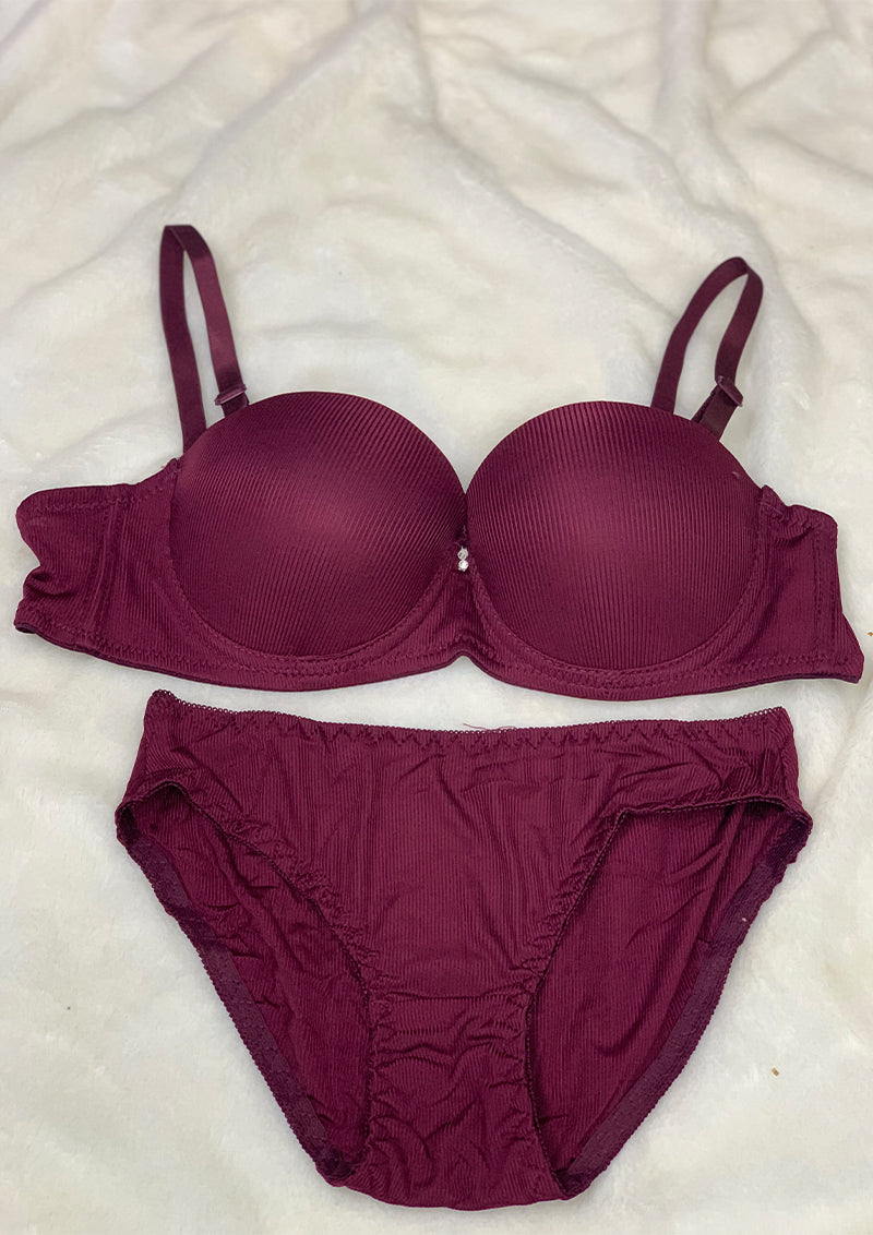Secret Blush Elegant Lining Padded Bra set