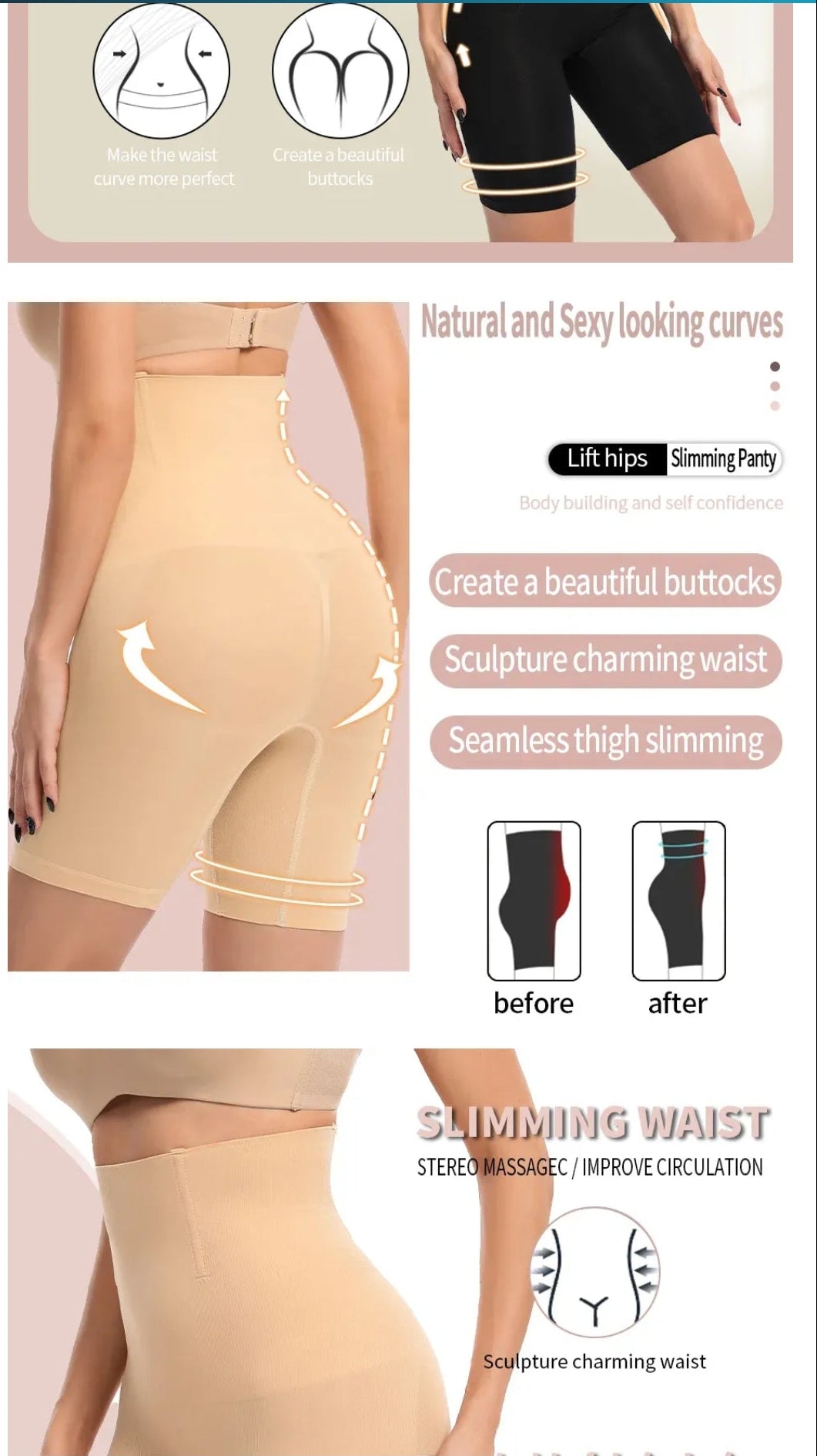 Tummy Tucker High Waist Body Shaper