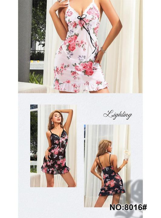 Secret Blush Two Piece Printed Cami set