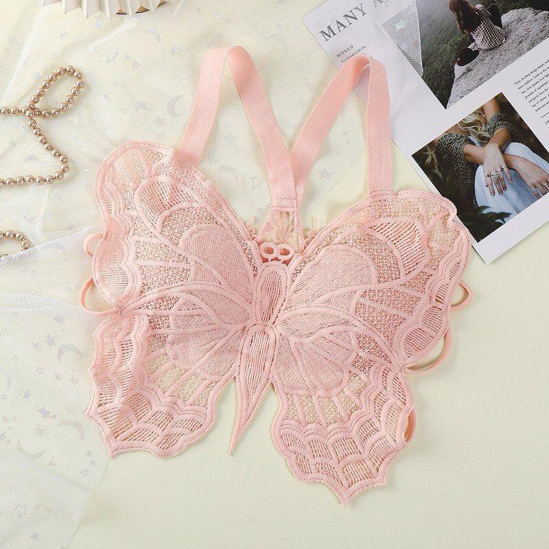 Secret Blush Butterfly Lace Fancy Bra