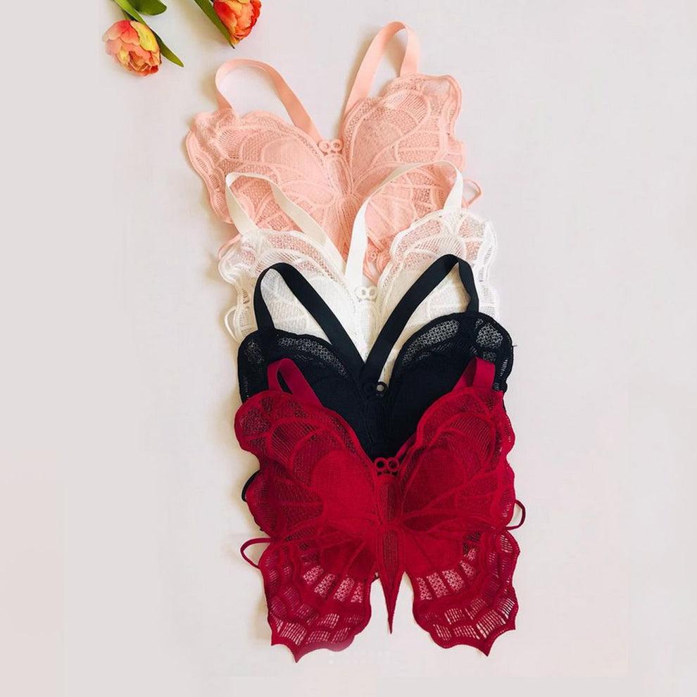 Secret Blush Butterfly Lace Fancy Bra