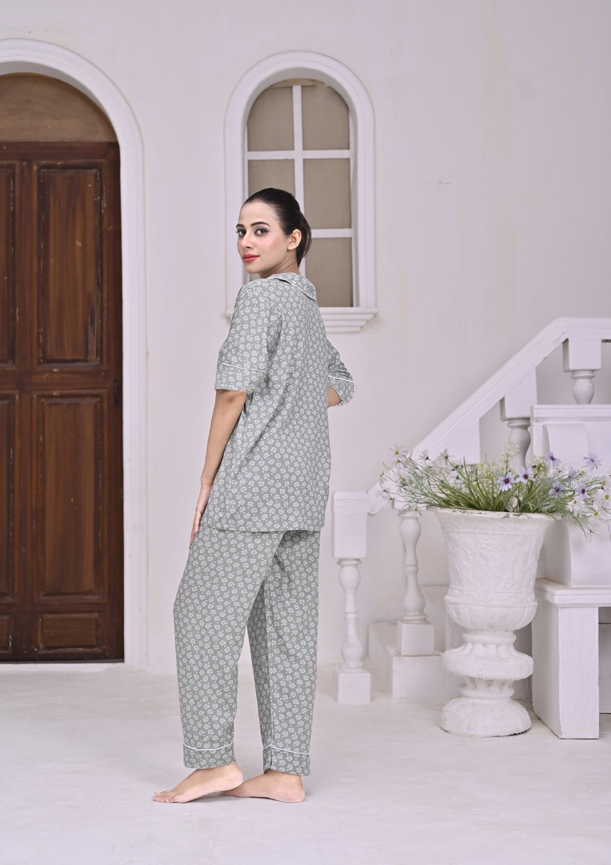 Secret Blush Linen Pajama Suit