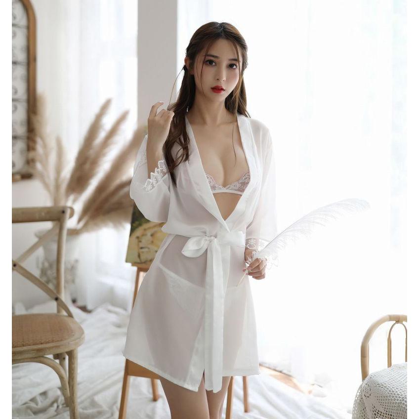 Secret blush Sexy Lace 3-Piece Lingerie Set