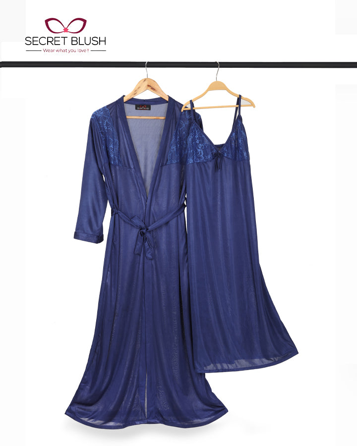 Secret Blush 2 Pieces Silk Nighty
