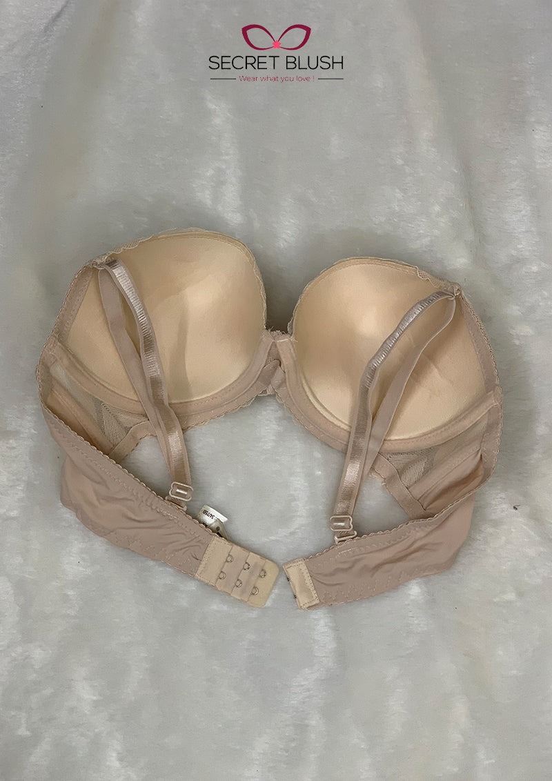 Secret Blush Patterned Padded Bra Set