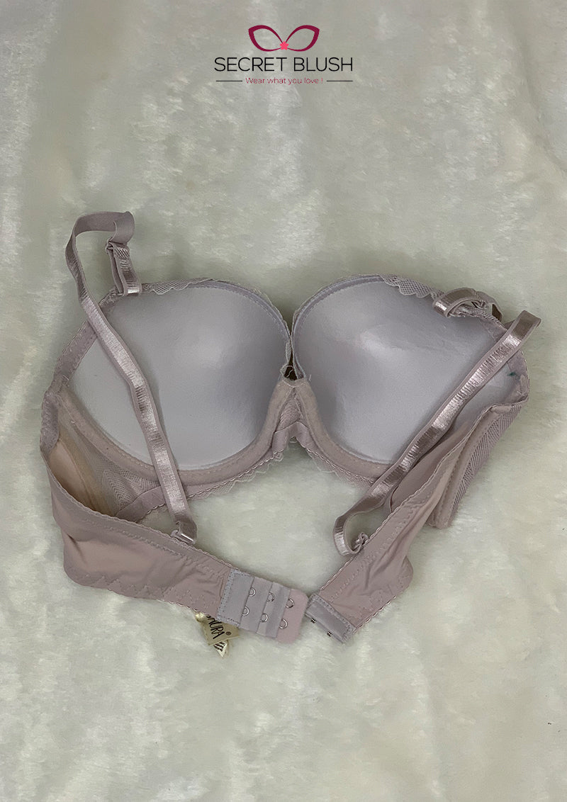 Secret Blush Patterned Padded Bra Set