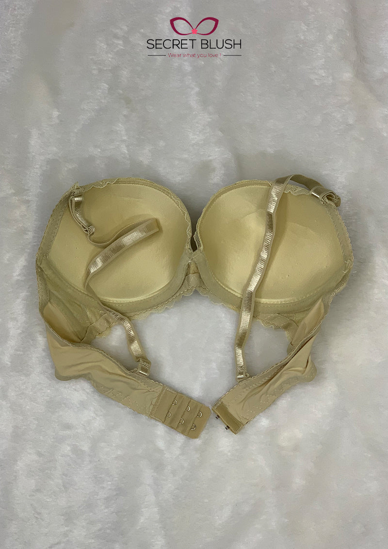 Secret Blush Patterned Padded Bra Set