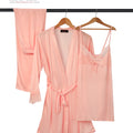 Secret Blush 3 Pieces Silk Nighty