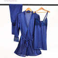 Secret Blush 3 Pieces Silk Nighty