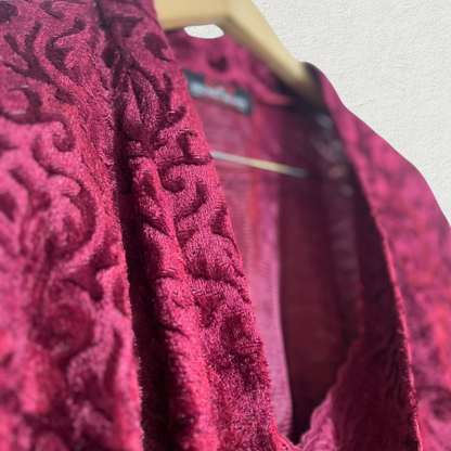 Secret Blush 2-piece Velvet Gown Set