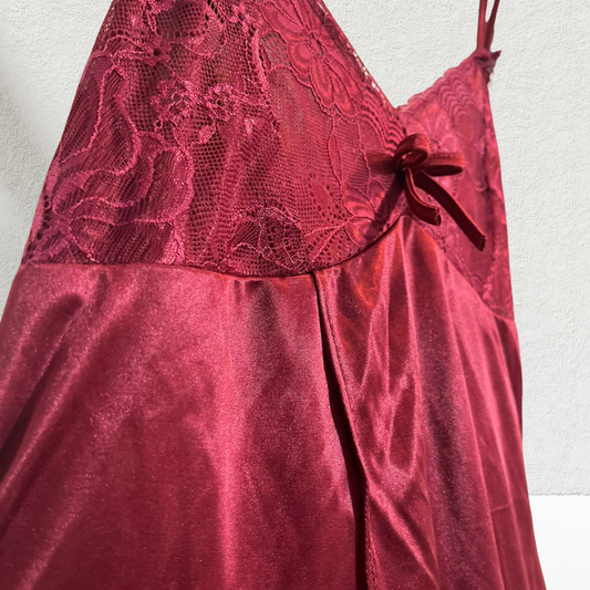 Secret Blush 2-piece Velvet Gown Set
