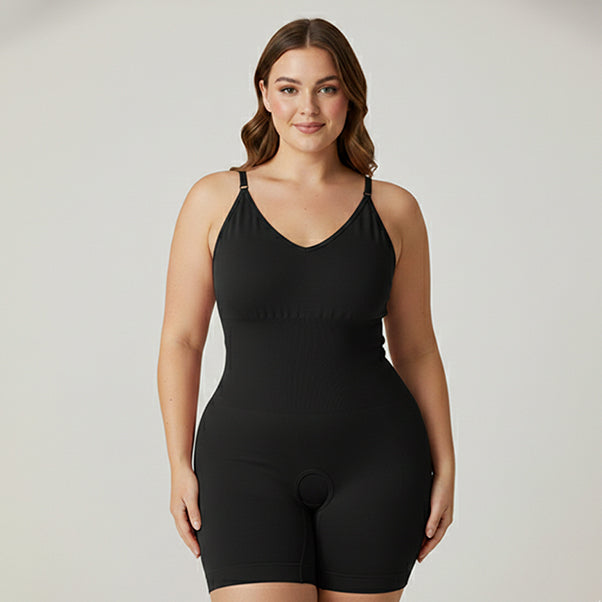 Seamless Full Body Shaper Suit With Adjustable Straps