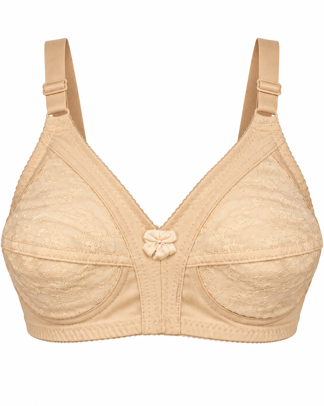 Floral Embroidery - Unpadded Bra