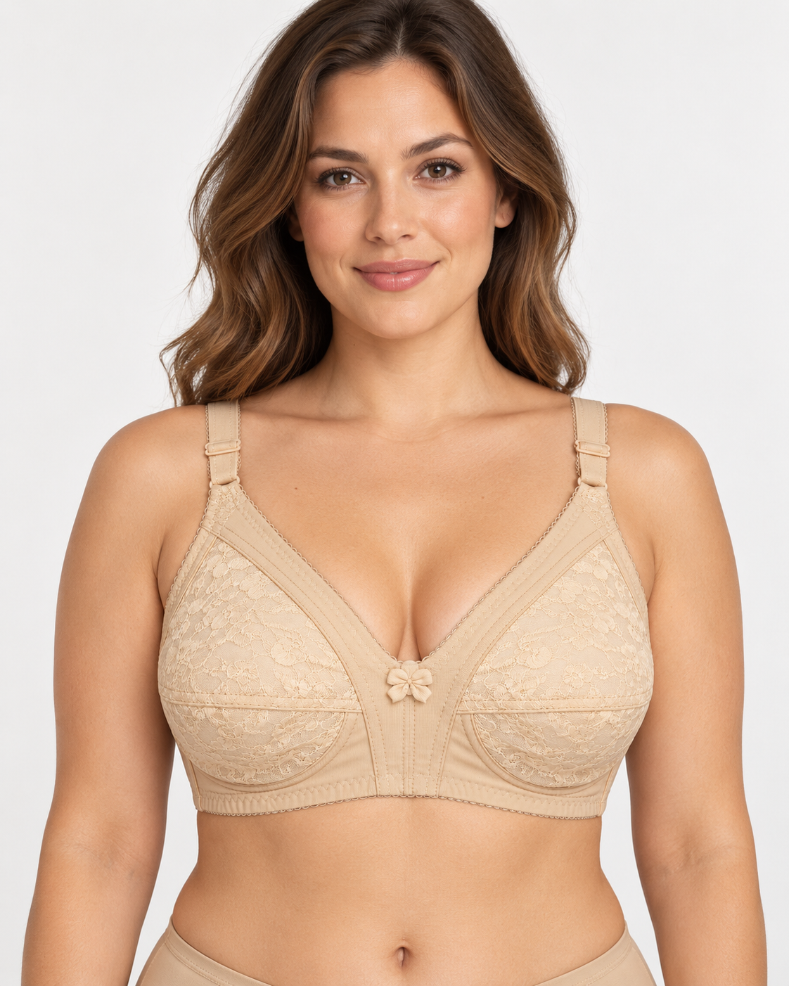 Floral Embroidery - Unpadded Bra