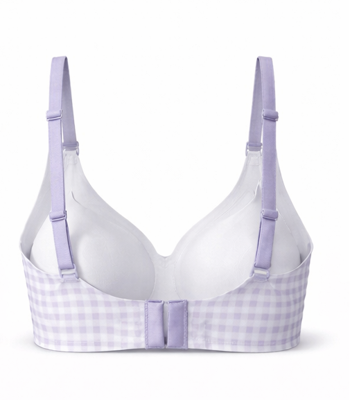 SoftCheck Seamless Printed Padded Bra-Wireless