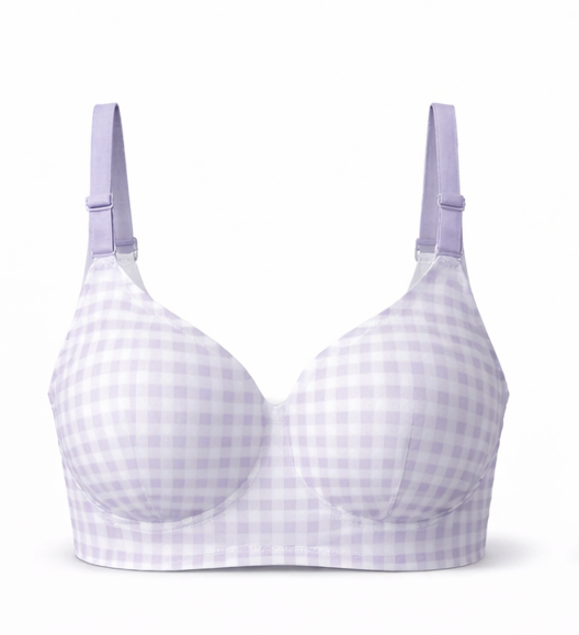 SoftCheck Seamless Printed Padded Bra-Wireless