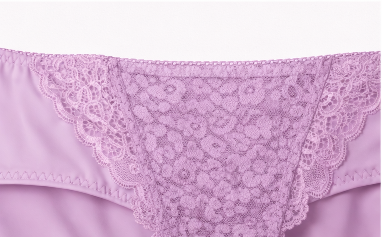Soft Lace Panel Panty – Smooth Fit Daily Wear Brief