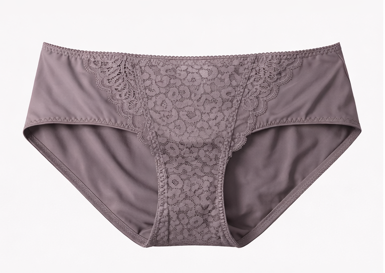 Soft Lace Panel Panty – Smooth Fit Daily Wear Brief