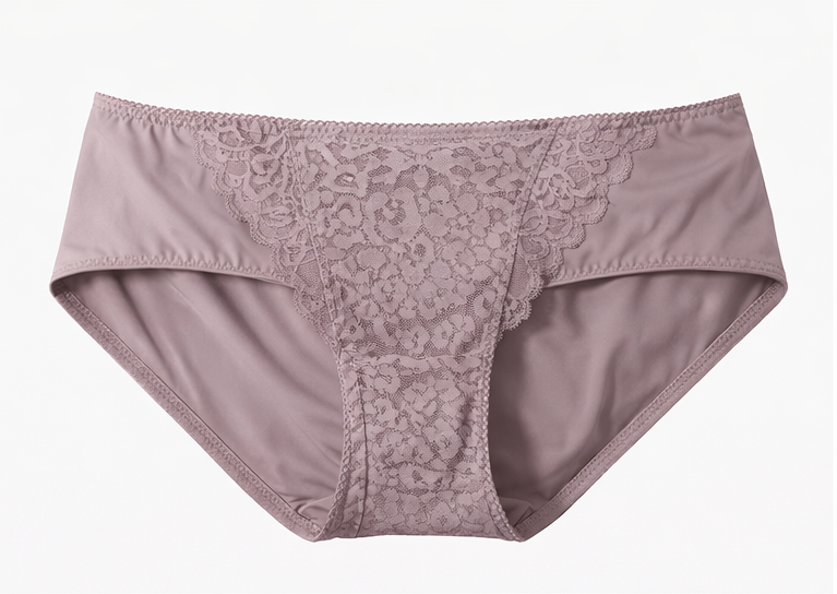 Soft Lace Panel Panty – Smooth Fit Daily Wear Brief