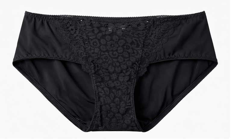 Soft Lace Panel Panty – Smooth Fit Daily Wear Brief