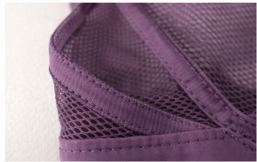 Padded Mesh Side Push-Up Bra