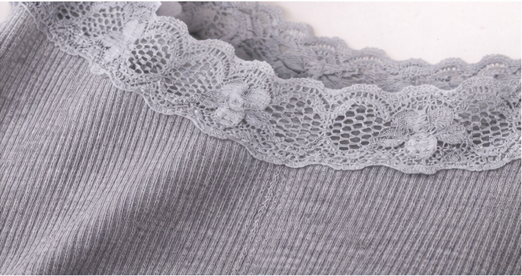 Lace Trim Ribbed Teenage Bra – Free Size Unpadded