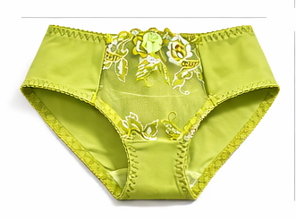 Non-padded underwire Floral Lace Bra & Panty Set