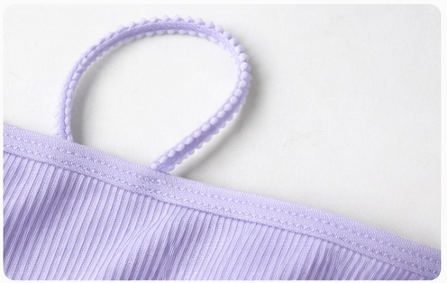 Ribbed Cotton Teenager Bra