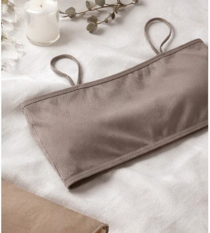 Ribbed Cotton Teenager Bra
