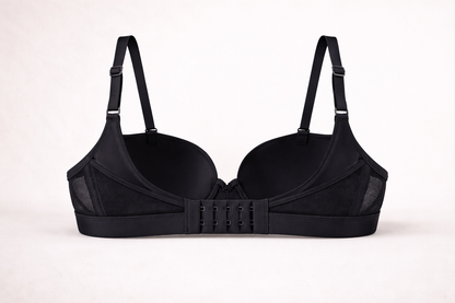 Padded Mesh Side Push-Up Bra