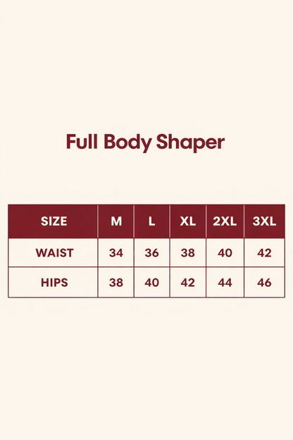 Seamless Full Body Shaper Suit With Adjustable Straps