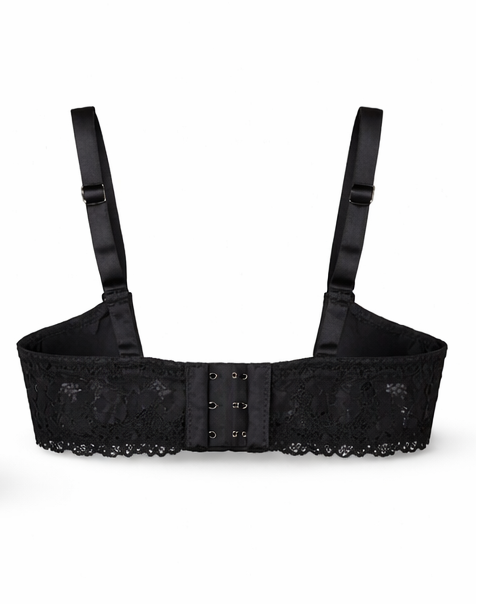 Soft Lace Padded Bra - Flora
