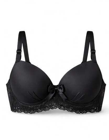 Soft Lace Padded Bra - Flora