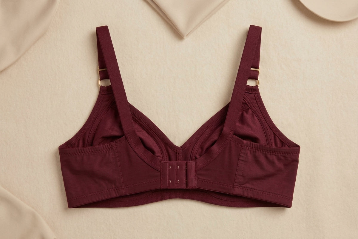 Comfort fit-Cotton bra Non padded wireless