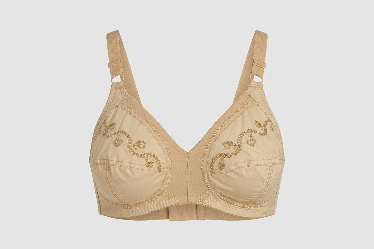 Comfort fit-Cotton bra Non padded wireless