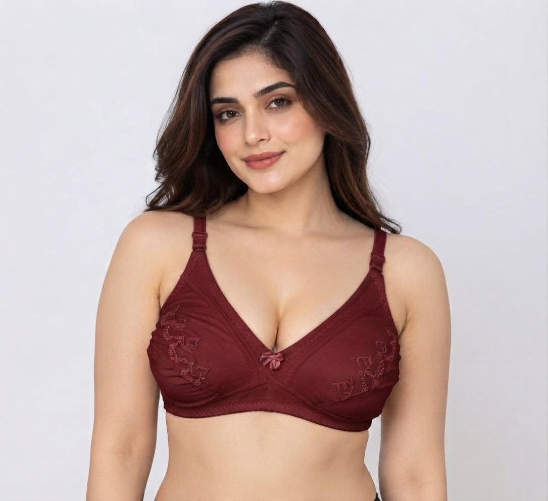 Floral Grace - Unpadded Bra