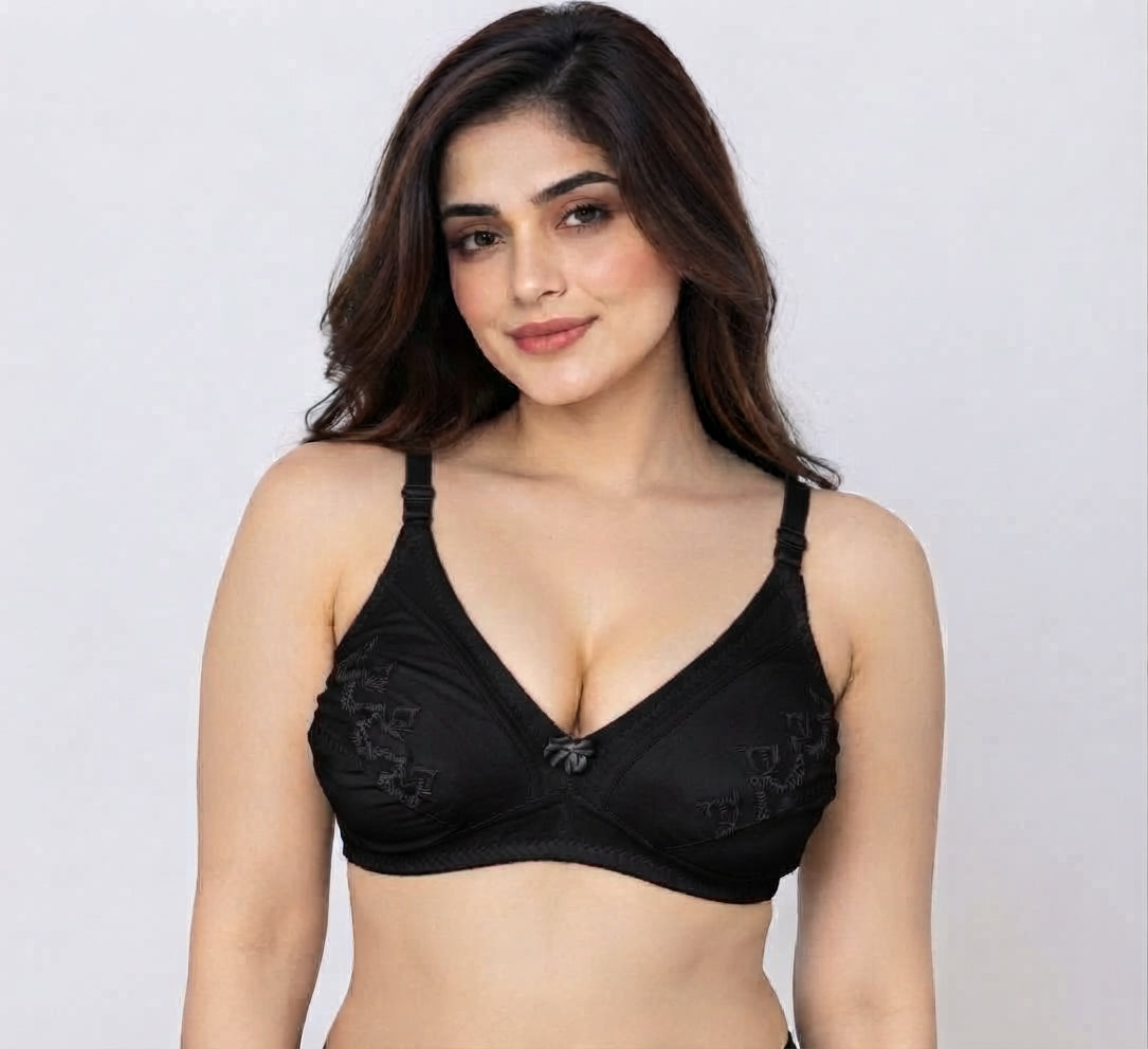 Floral Grace - Unpadded Bra