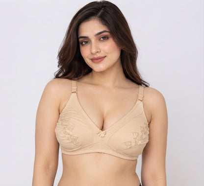 Floral Grace - Unpadded Bra