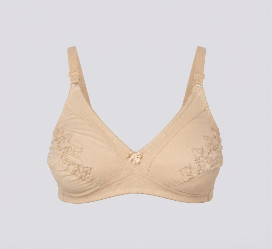Floral Grace - Unpadded Bra