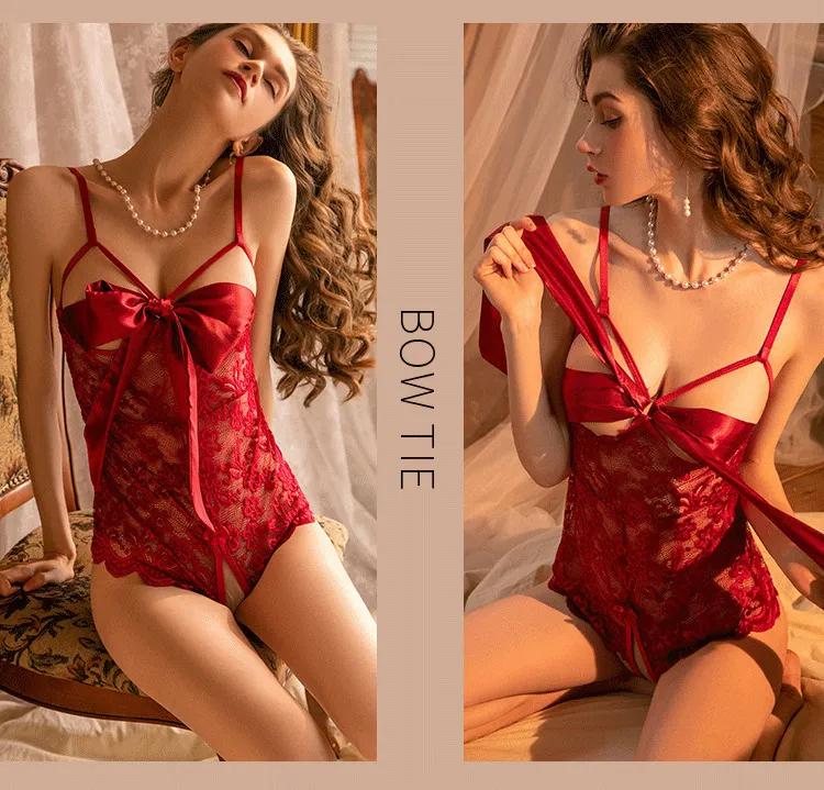 Secret blush Sling Knot Style Short Lingerie