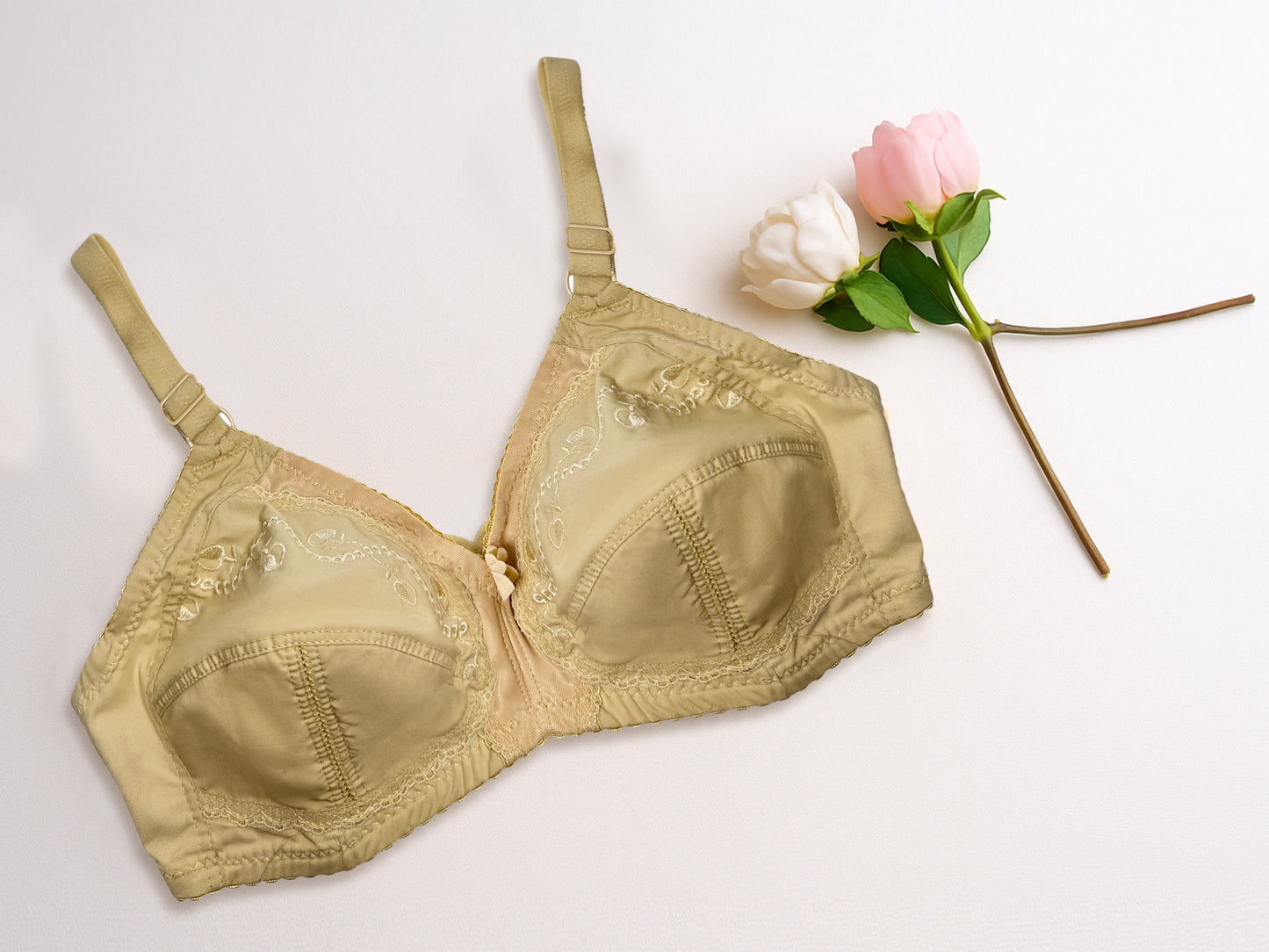 pack of 2 Comfort fit-Cotton bra Non padded wireless