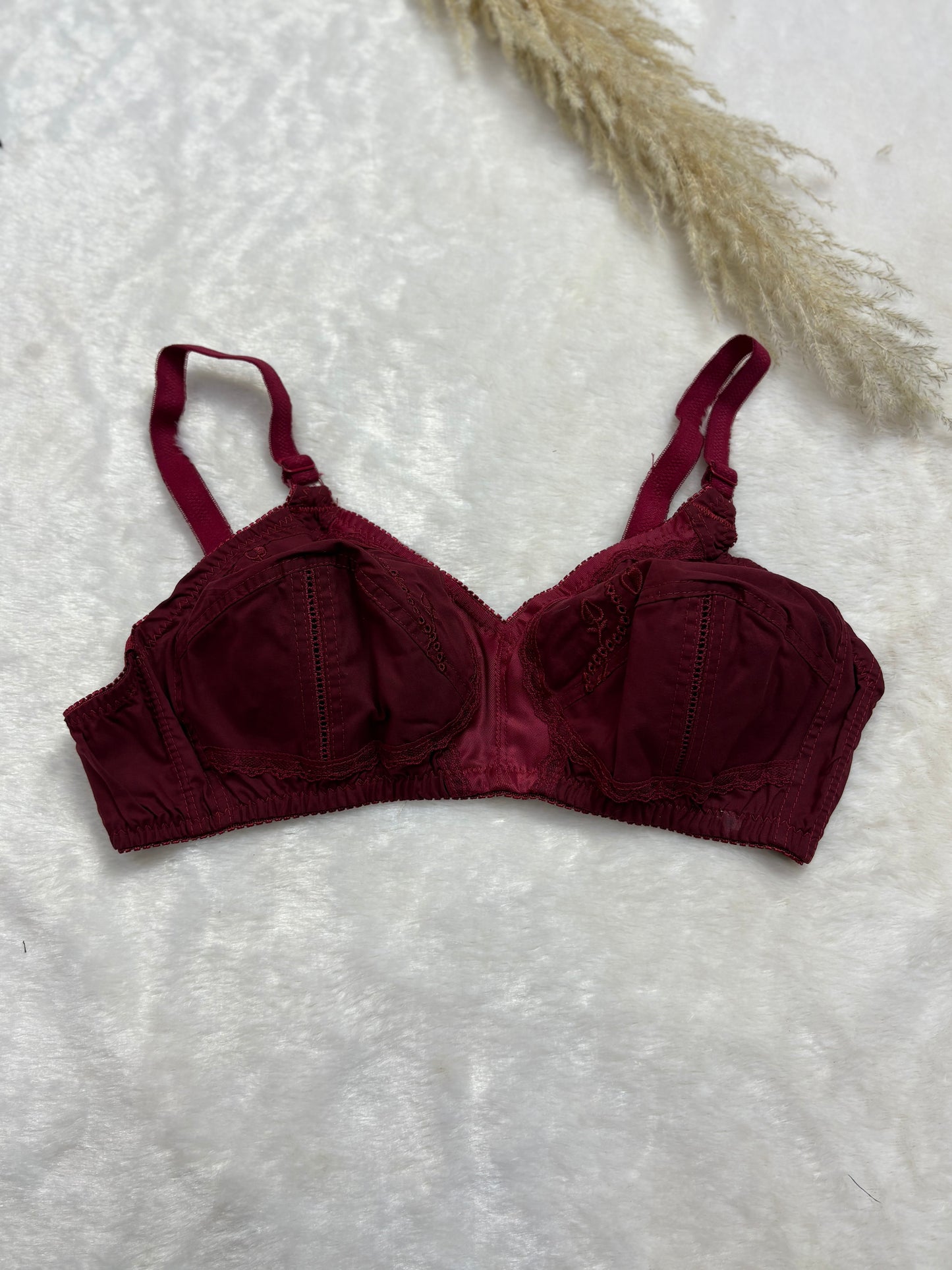 Comfort fit-Cotton bra Non padded wireless