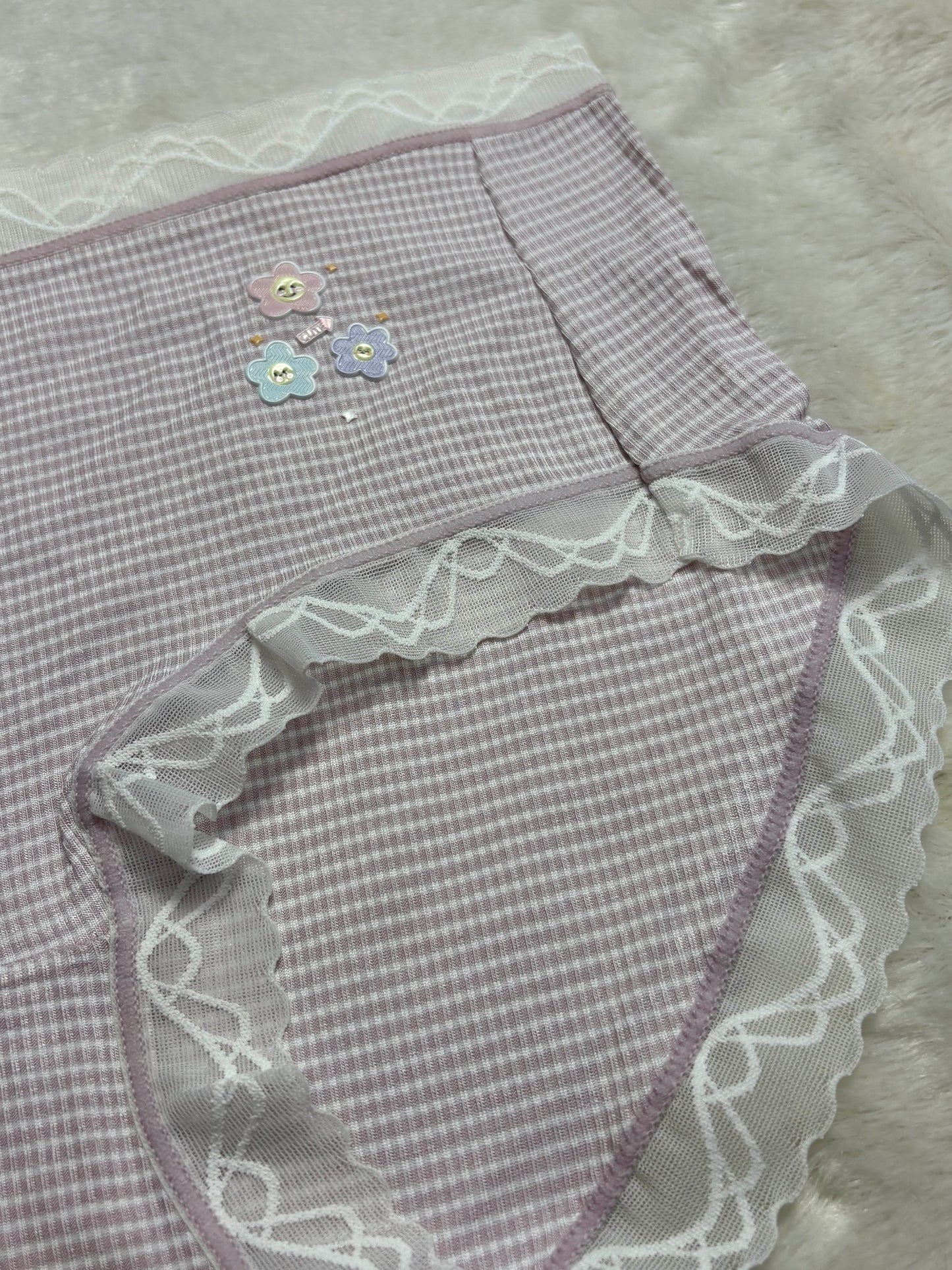 Soft Lace-Trim Cotton Underwear | Everyday Comfort Briefs