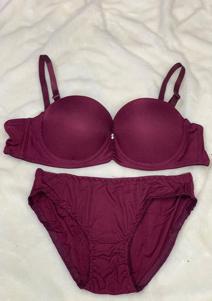 Secret Blush Elegant Lining Padded Bra set