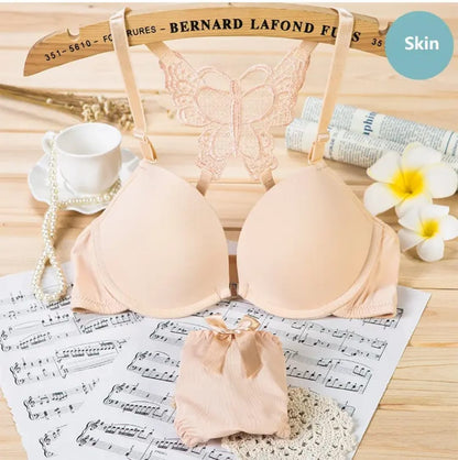 Butterfly Lace Racerback Bra & Panty Set