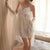 Elegant 3-Transparent Lace Lingerie Set with Robe