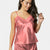 Secret Blush Two Pieces Silk Short Nighty