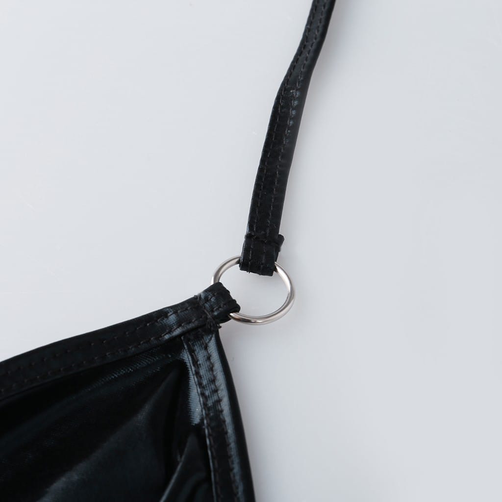 Bold Desire Faux Leather Corset Set